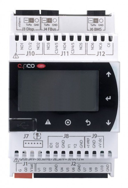 Контроллер CAREL C.PCO MINI DIN ENHANCED, LCD DISPLAY, USB, EXV, BMS, FB, P+D000UE1DEF0 Контроллер CAREL C.PCO MINI DIN ENHANCED, LCD DISPLAY, USB, EXV, BMS, FB, P+D000UE1DEF0