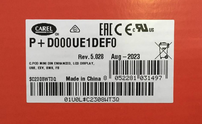 Контроллер CAREL C.PCO MINI DIN ENHANCED, LCD DISPLAY, USB, EXV, BMS, FB, P+D000UE1DEF0 Контроллер CAREL C.PCO MINI DIN ENHANCED, LCD DISPLAY, USB, EXV, BMS, FB, P+D000UE1DEF0