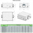 VS(AC1)- 315(D280) Compact (0,20 кВт; 0,9А) вентилятор канальный круглый шумоизолированный VS(AC1)- 315(D280) Compact (0,20 кВт; 0,9А) вентилятор канальный круглый шумоизолированный