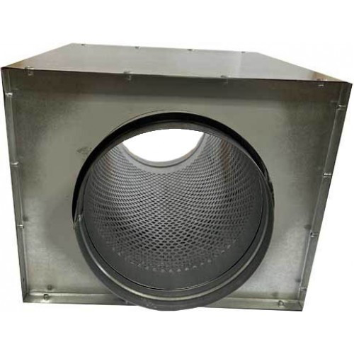 Шумоглушитель N 6-125 239х181 (компактный корпус) Шумоглушитель N 6-125 239х181 (компактный корпус)