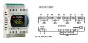 Контроллер универсальный CAREL DN33 UNIV 2 UNIVERSAL INPUTS, 4SSR, BUZ, IR, 115 TO 230 Vac, RTC