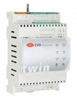 Драйвер ЭРВ CAREL, EVD EVOLUTION TWIN, для упр. двумя вентилями CAREL (RS485/MODBUS), EVD0000T50 Драйвер ЭРВ CAREL, EVD EVOLUTION TWIN, для упр. двумя вентилями CAREL (RS485/MODBUS), EVD0000T50