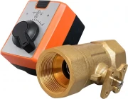 Двухходовой шаровый кран BVM 2-way DN32-Kvs16.0 с электроприводом ЭПК24АВ Двухходовой шаровый кран BVM 2-way DN32-Kvs16.0 с электроприводом ЭПК24АВ