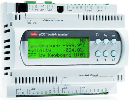 Контроллер PCO1 8 MOD.DIN LCD BUILT-IN Контроллер PCO1 8 MOD.DIN LCD BUILT-IN