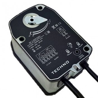 TECHNO SF-03DF/230V Электропривод с пружинным возвратом TECHNO SF-03DF/230V Электропривод с пружинным возвратом