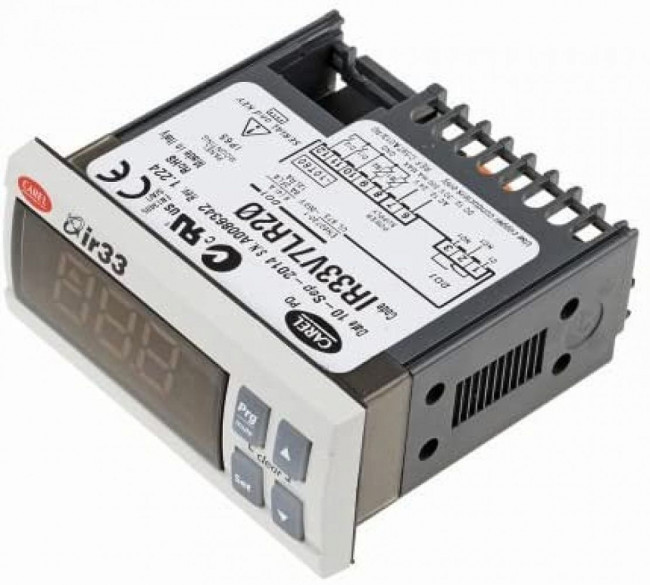 Контроллер универсальный CAREL IR33 UNIV. 2 NTC/PTC/PT1000, 4 D.O., BUZ, IR, 12 TO 24 VAC, 12 TO 30