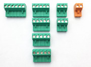 Комплект разъемов для контроллера CAREL MXPRO, VERTICAL OUT, SILK-SCREENED CONNECTORS KIT FOR 5 REL