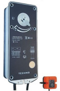 TECHNO SF-15AFS/24V привод противопожарный с возвратной пружиной, аналогового управления 0-10V, датчик температуры, с концевыми выключателями, 15Nm, 24В TECHNO SF-15AFS/24V привод противопожарный с возвратной пружиной, аналогового управления 0-10V, датчик температуры, с концевыми выключателями, 15Nm, 24В