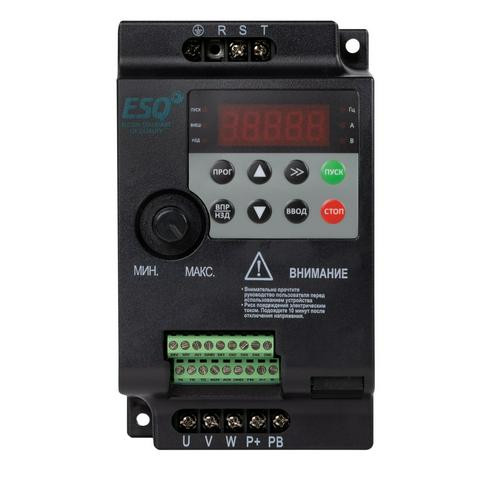 ESQ-230-4T-0.7K 0.75кВт 380-480В преобразователь частотный ESQ-230-4T-0.7K 0.75кВт 380-480В преобразователь частотный