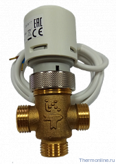 RCVA 3/4" (2.5)-230 Клапан трехходовой с приводом RCVA 3/4" (2.5)-230 Клапан трехходовой с приводом