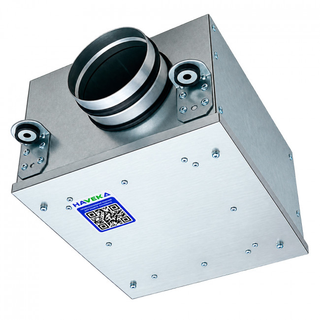 VS LN (EC1)- 100(S133) Compact вентилятор канальный круглый шумоизолированный VS LN (EC1)- 100(S133) Compact вентилятор канальный круглый шумоизолированный